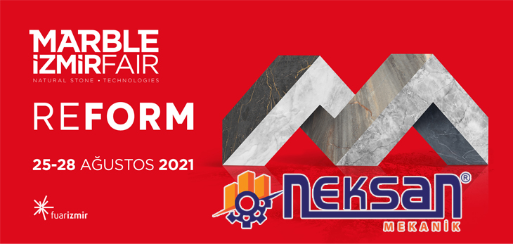 We are participating in the Izmir 2021 International Natural Stone and Technologies Fair.